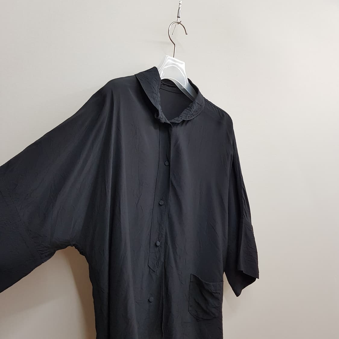 구호 2021 시어 텍스처 7부 슬리브 블라우스 M사이즈 상품이미지3