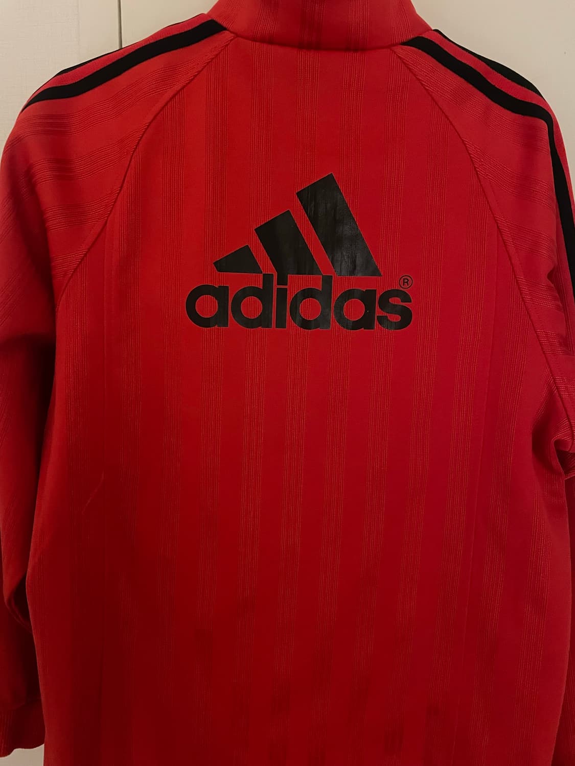 아디다스 adidas 올드스쿨 백로고 져지 빨간 트랙탑 상품이미지4