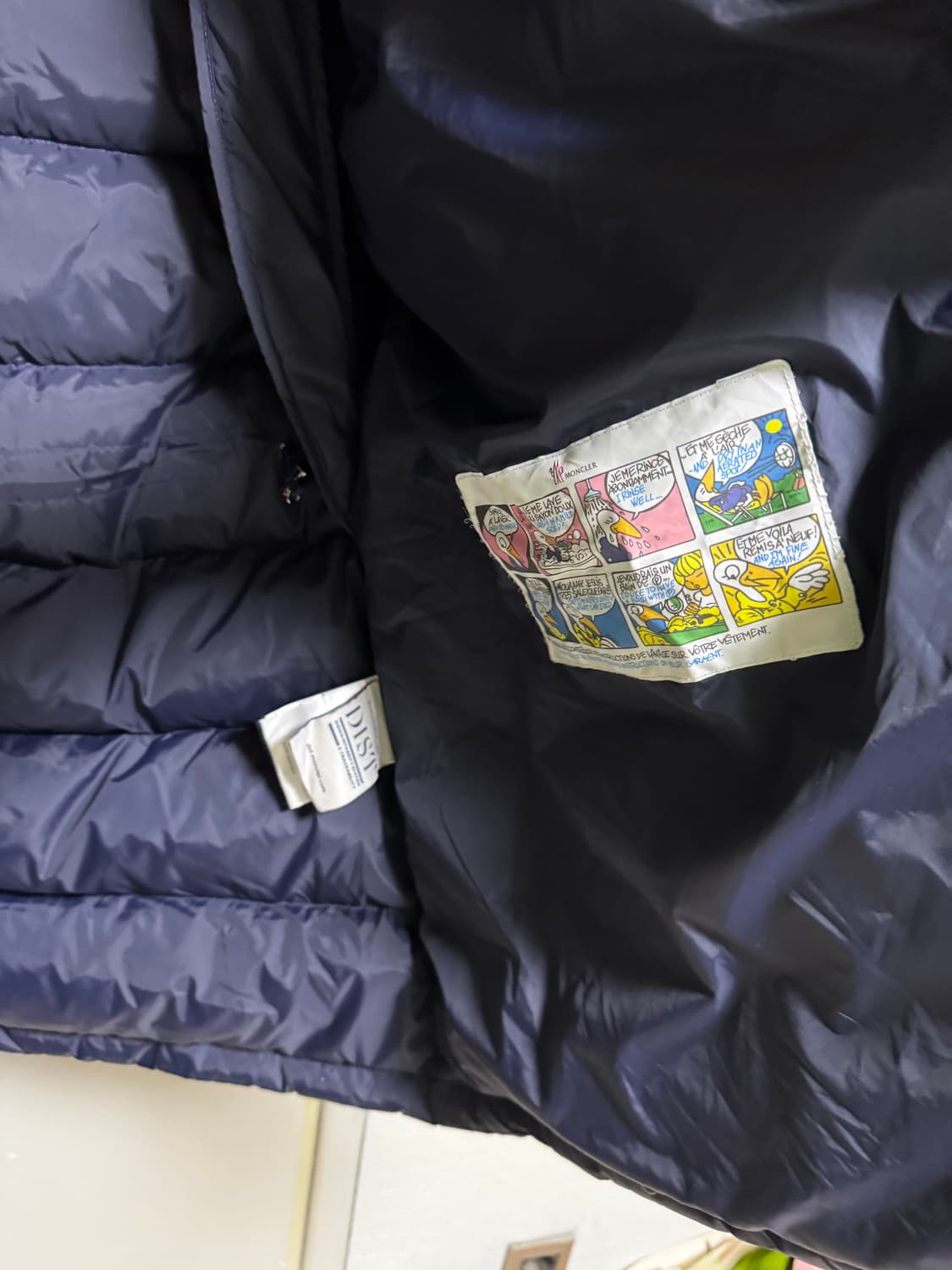 따뜻한 남성 패딩 네이비 95~100 상품이미지5