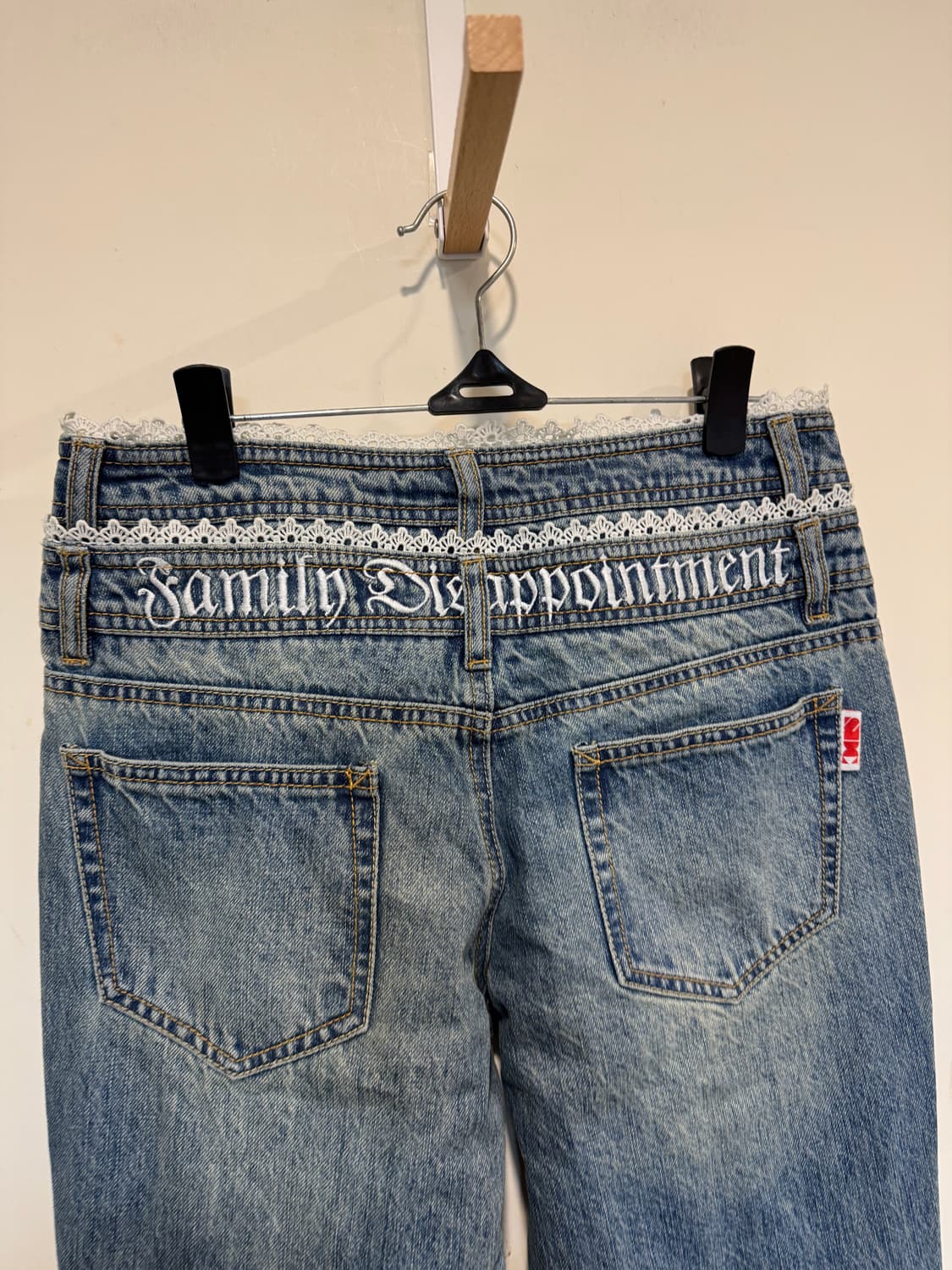 새상품 스컬프터 더블레이어드 데님  상품이미지6