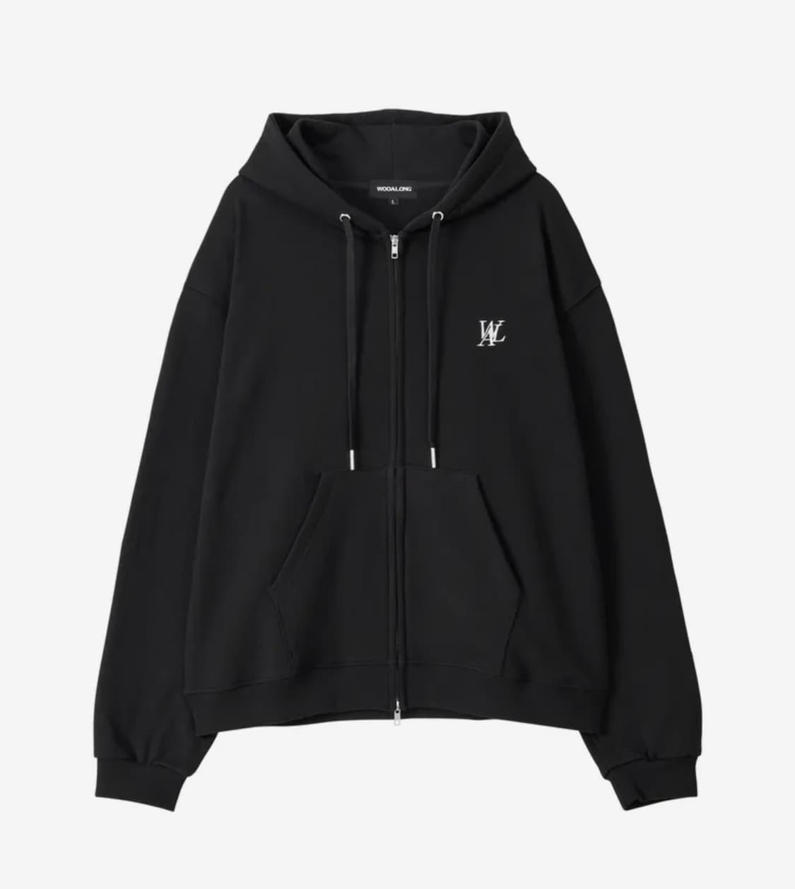 우알롱 후드집업 블랙 s / 투웨이 상품이미지1