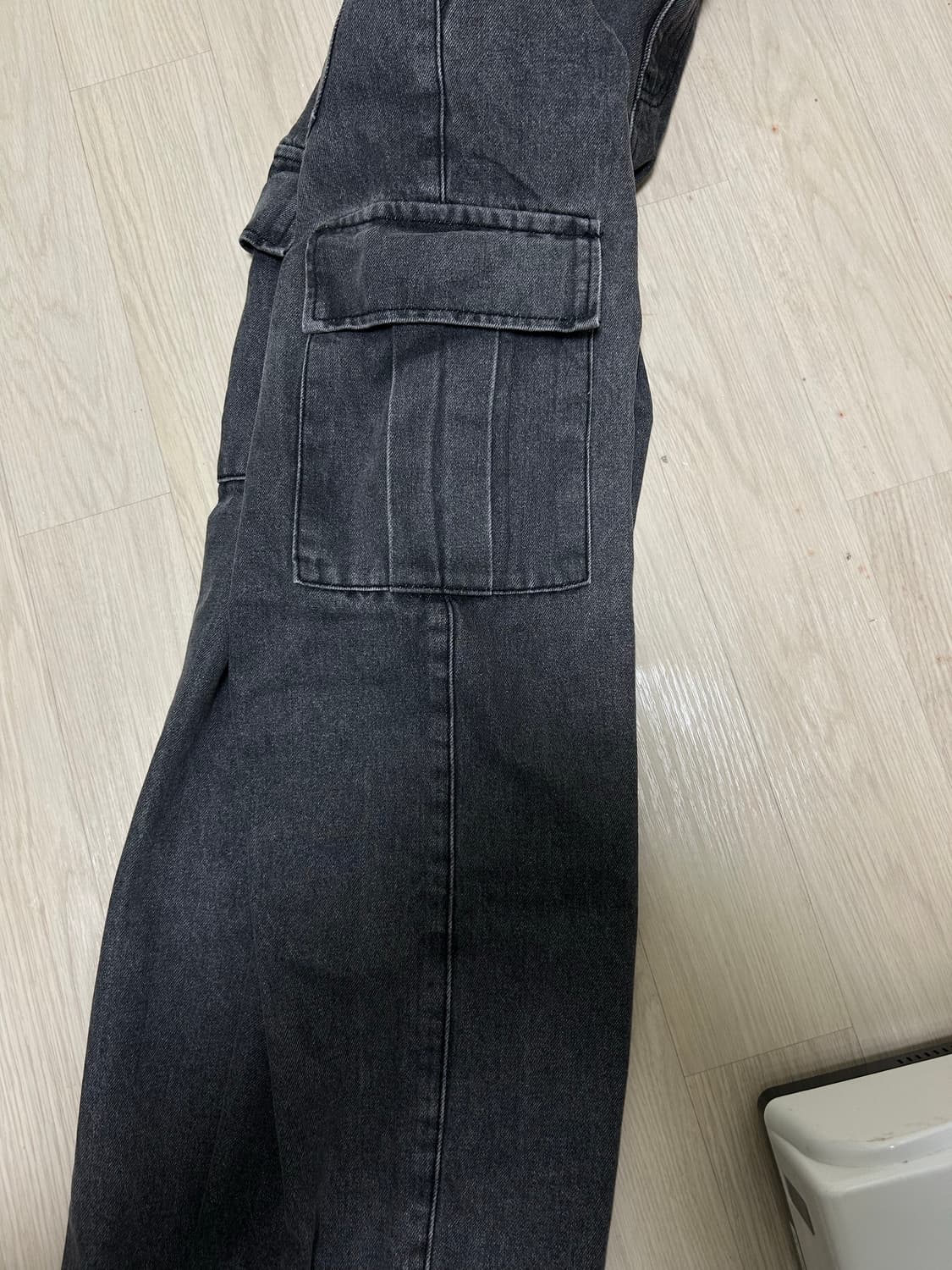 투턱 카고 데님팬츠 상품이미지2