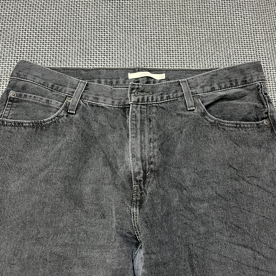 빈티지 리바이스 94 배기 블랙 데님 팬츠 (36) 상품이미지2