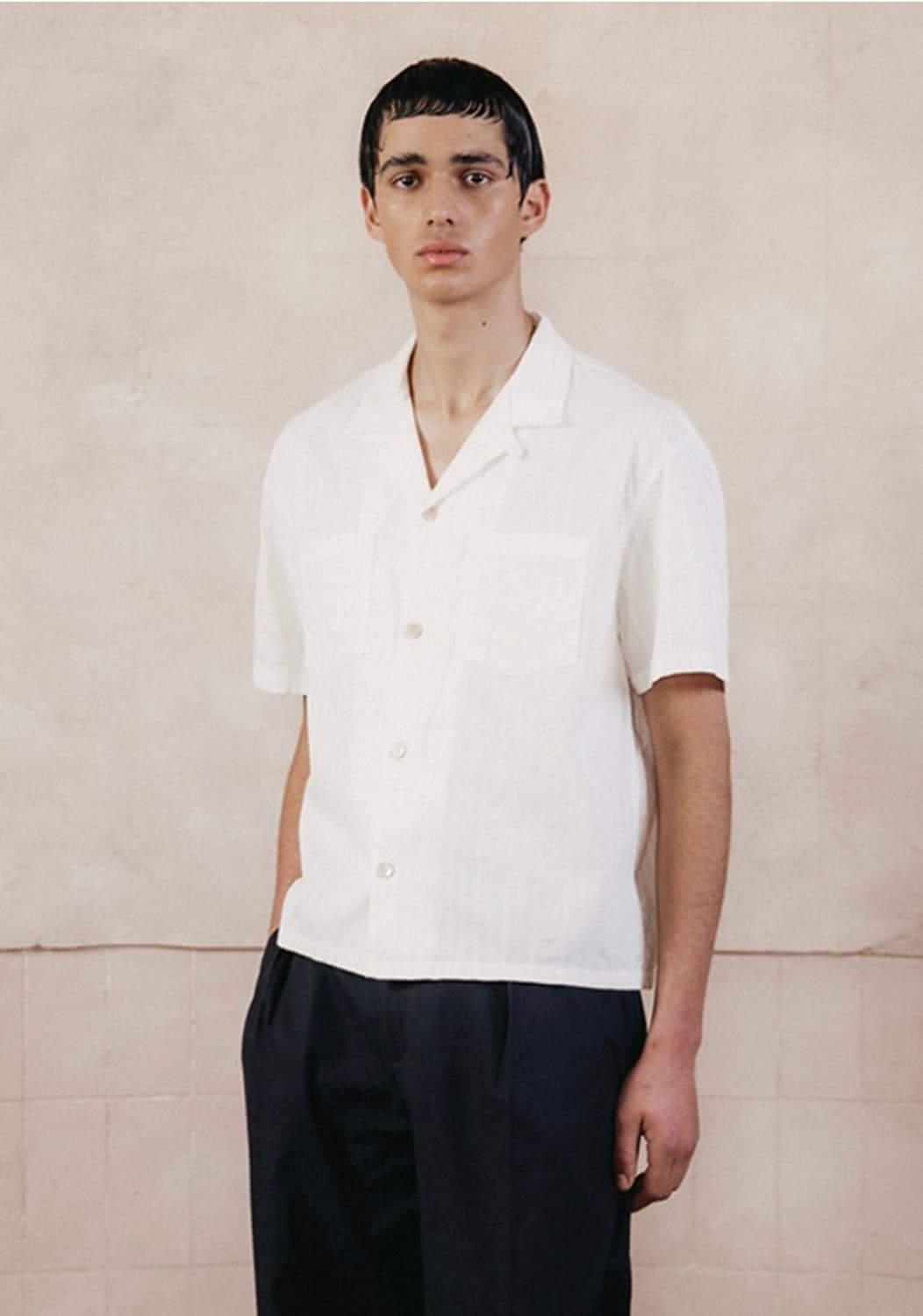 셔터 shirter NOMAD HALF SHIRT (IVORY) M 상품이미지1
