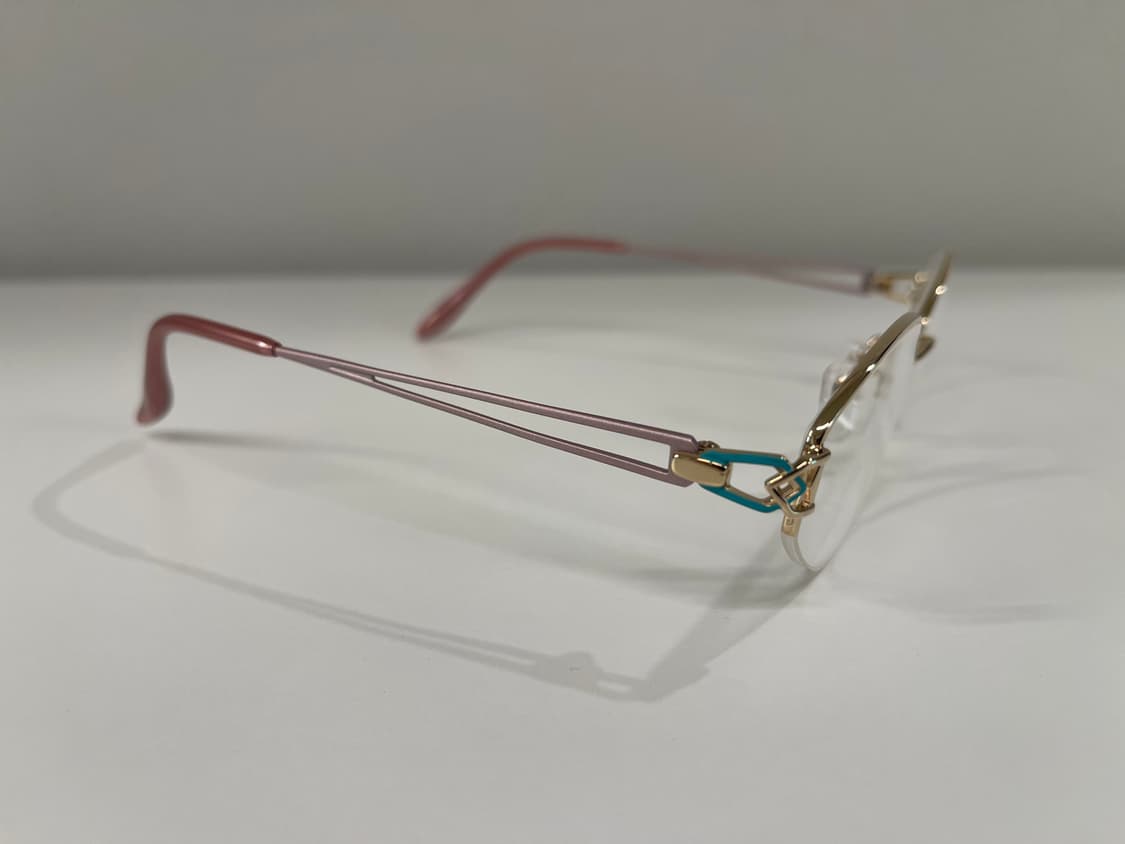 발스 VALSE 일본 티타늄 반무테 안경 빈티지 90s 5번 상품이미지3