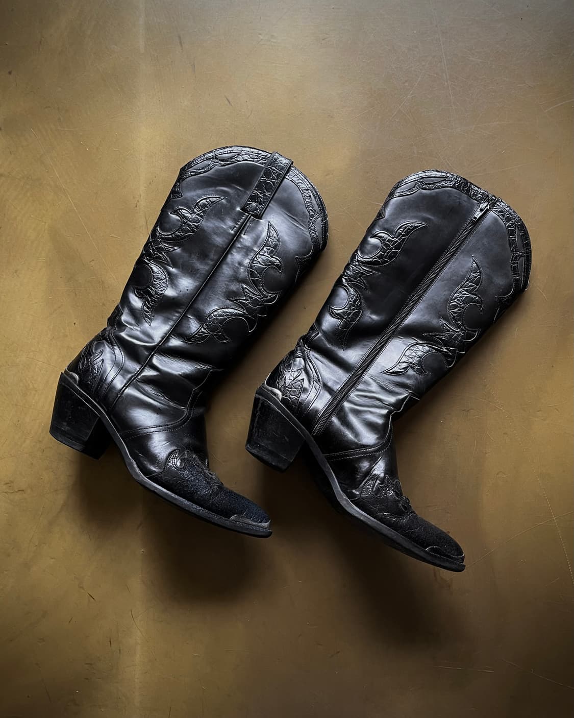 Itaewon RODEO Real Leather Western Boots 상품이미지4