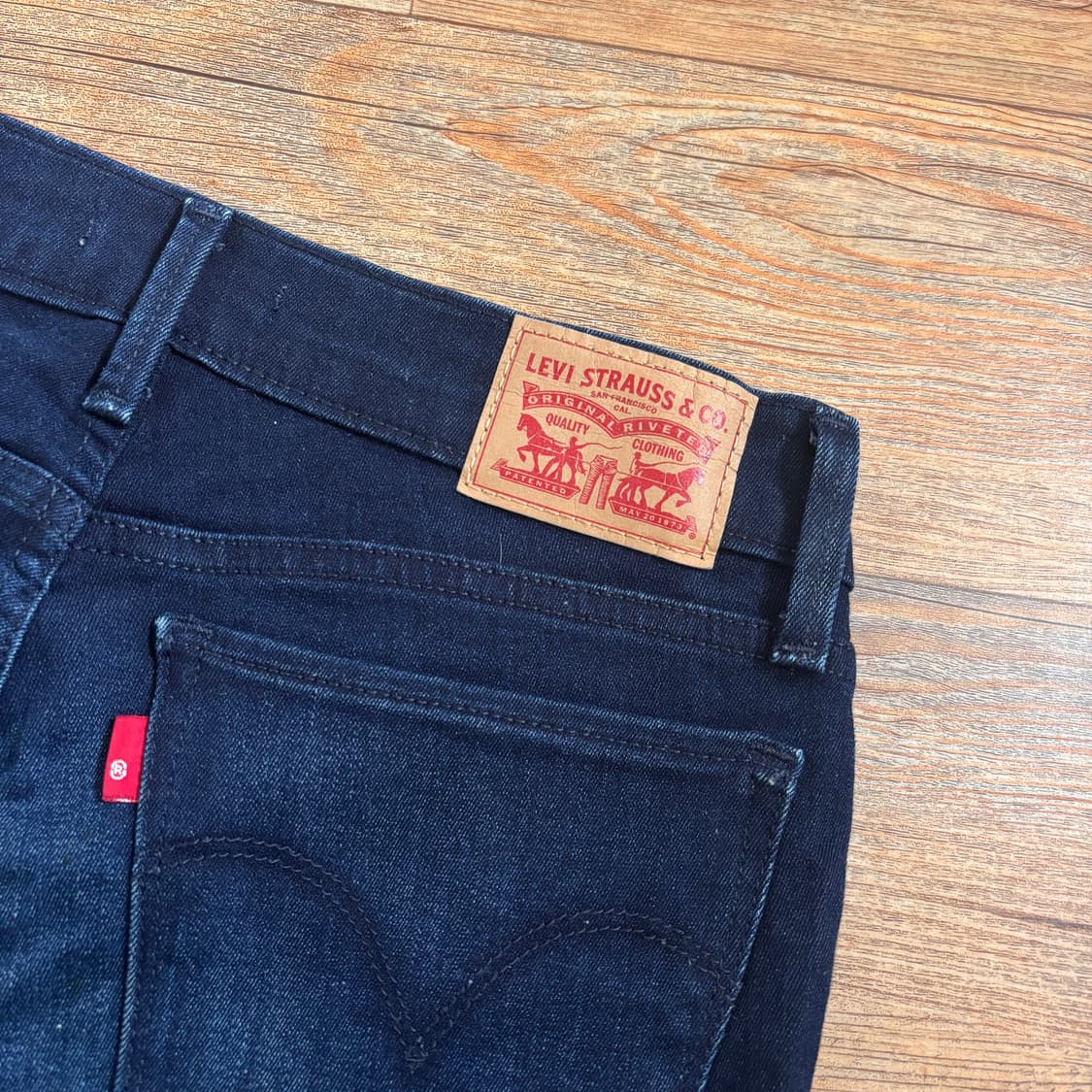 리바이스 710 청바지 슬림 26 슈퍼 스키니 데님 스판 레깅스  상품이미지5