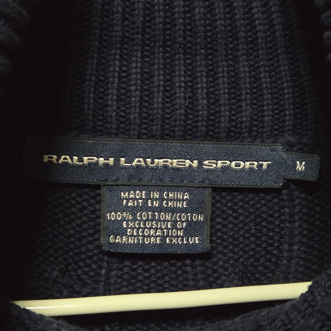 폴로랄프로렌 스포츠 코튼 롱 니트 / 여성 니트 / 여자 니트 상품이미지3