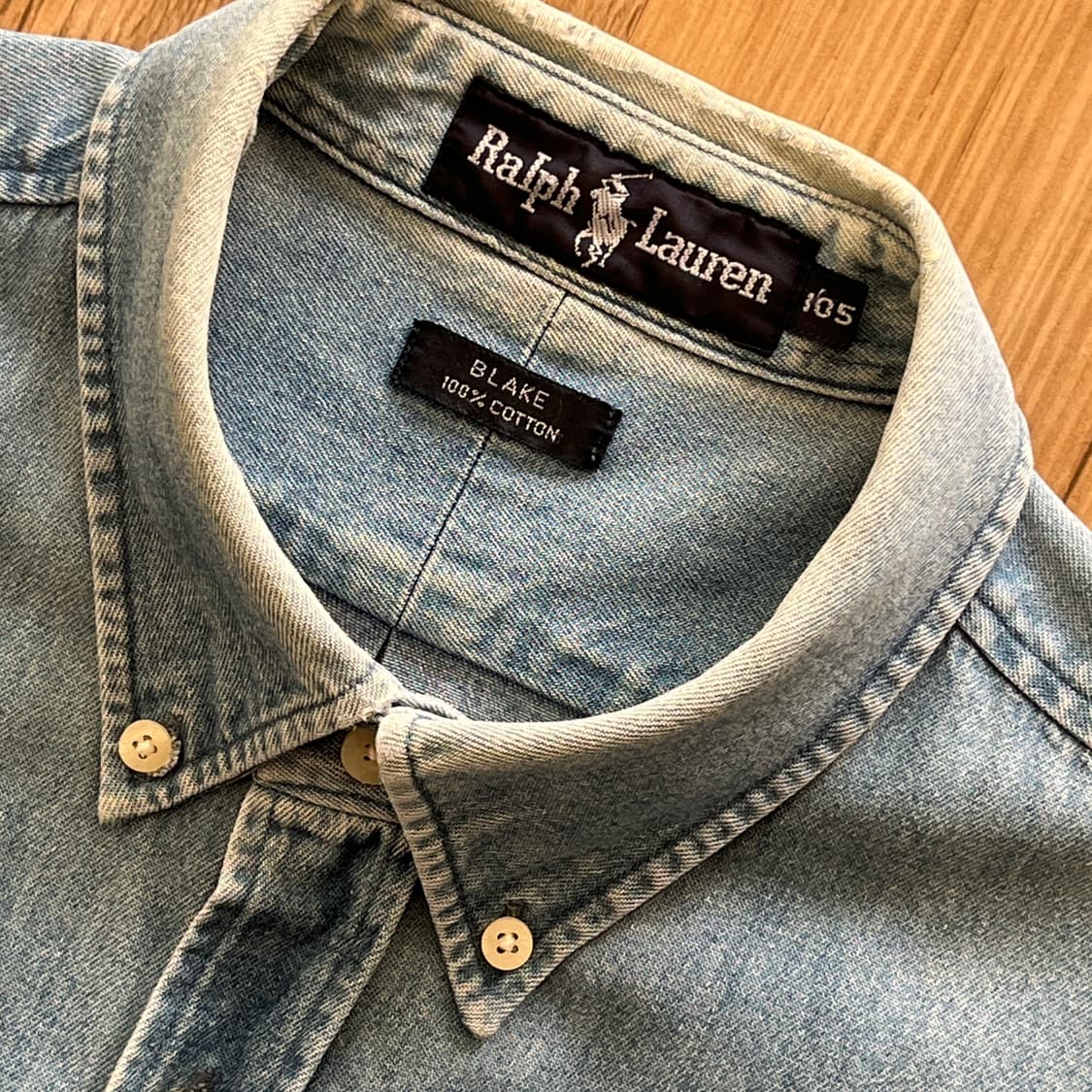 90s 폴로 데님셔츠 [XL / 105~] 상품이미지4