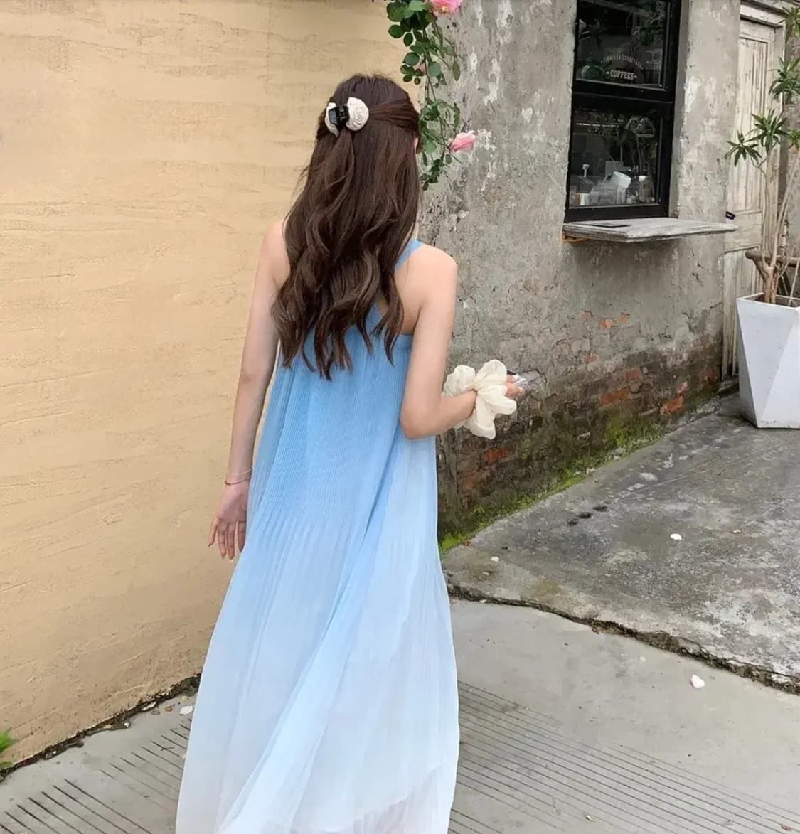 그라데이션 플리츠원피스 상품이미지5