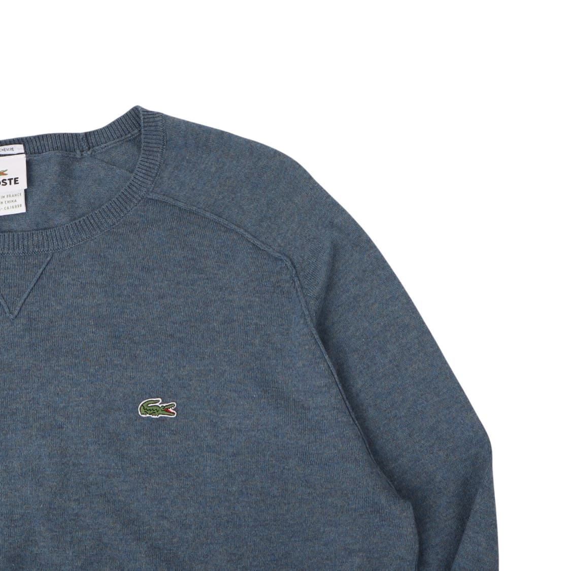 라코스테 블루 엘보우 패치 코튼 캐시미어 니트 상품이미지3