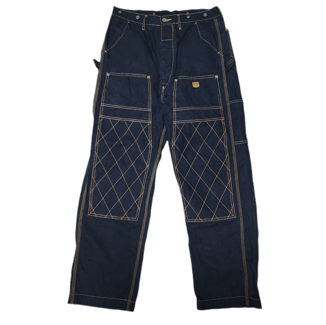 캐피탈 캔버스 블랙 럼버팬츠 상품이미지1