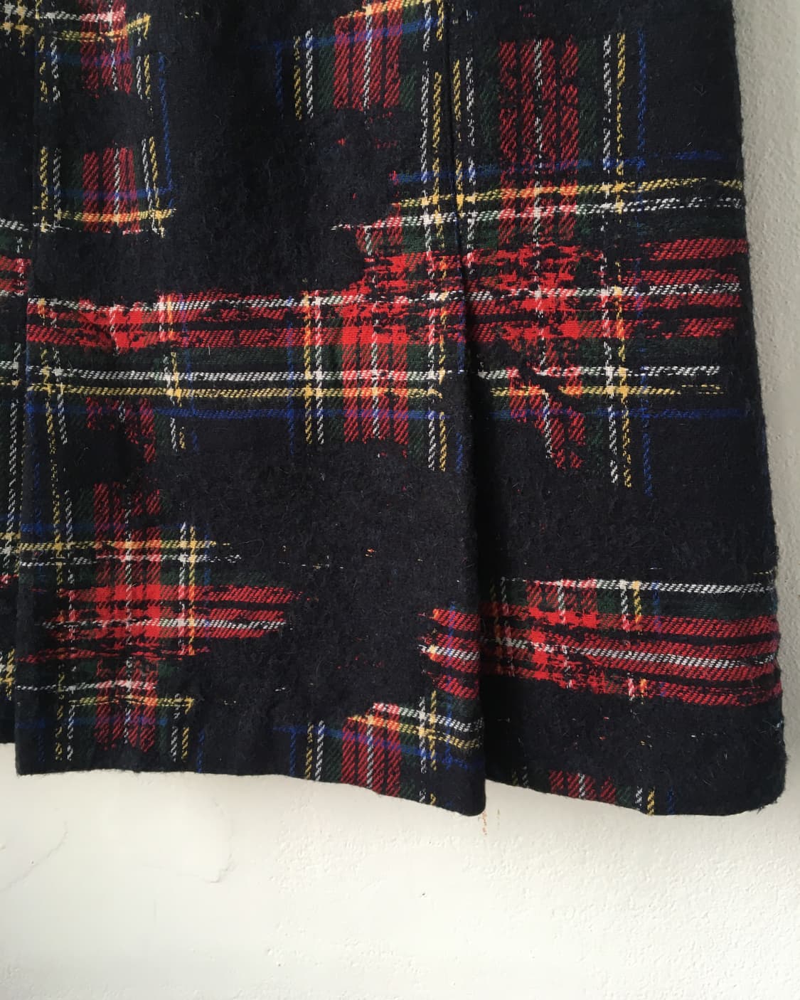 Woolen check pattern skirt 상품이미지4