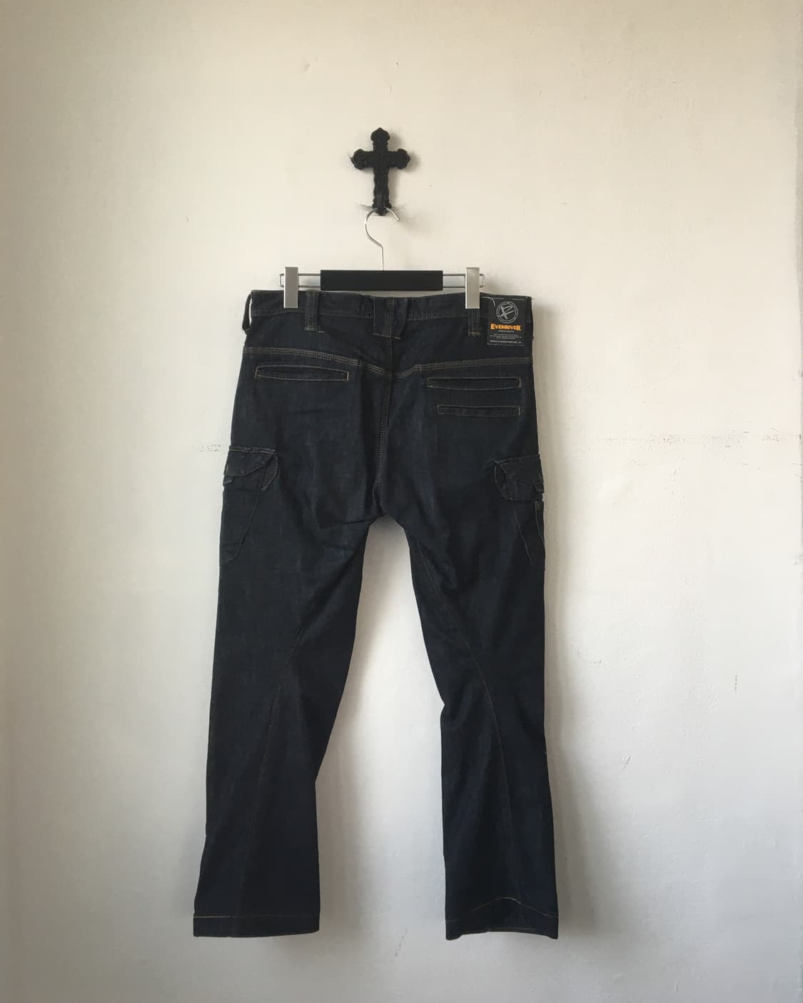 Line detail denim cargo pants 상품이미지3