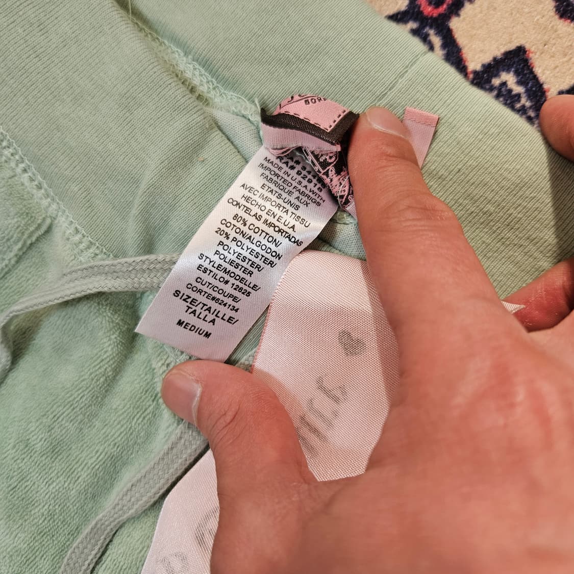 쥬시꾸뛰르 in USA 코튼 로우라이즈 부츠컷 트레이닝 M size 상품이미지5