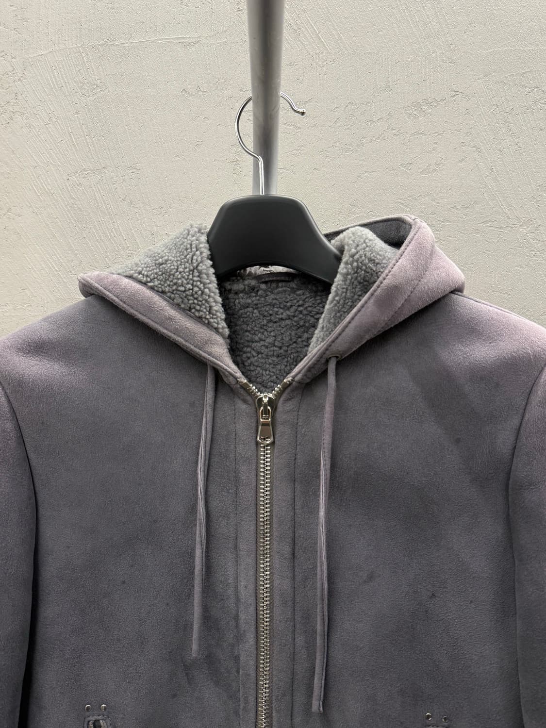 Eleventy 일레븐티 리얼레더 무스탕 후드집업 48 상품이미지3