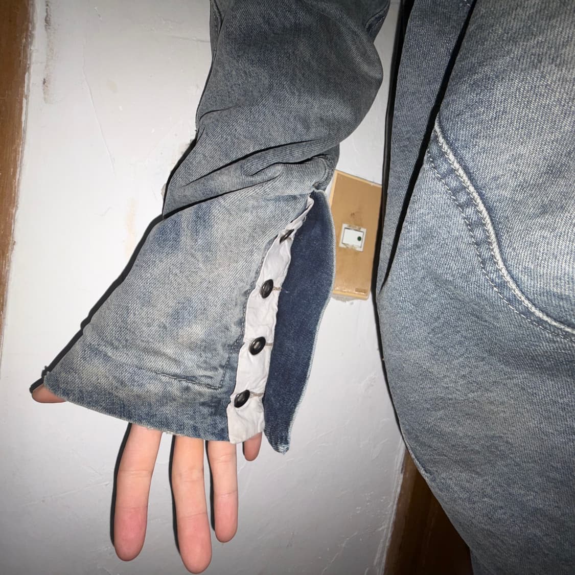 릭오웬스 Rick Owens 데님 페이딩 코트 자켓 상품이미지3