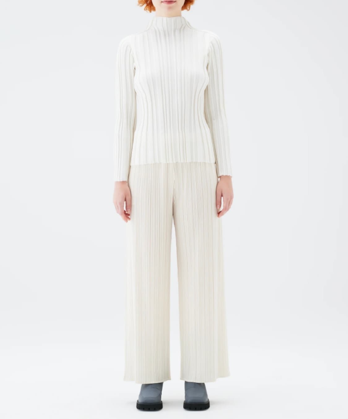 플리츠플리즈 플래닛 니트 화이트 상품이미지10