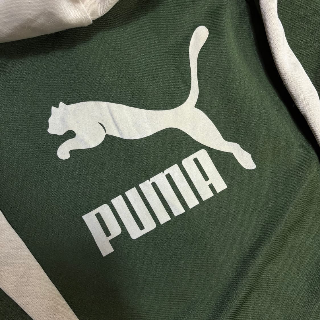 퓨마 대대장 말차 카키 딱붙 후드집업 져지  상품이미지5