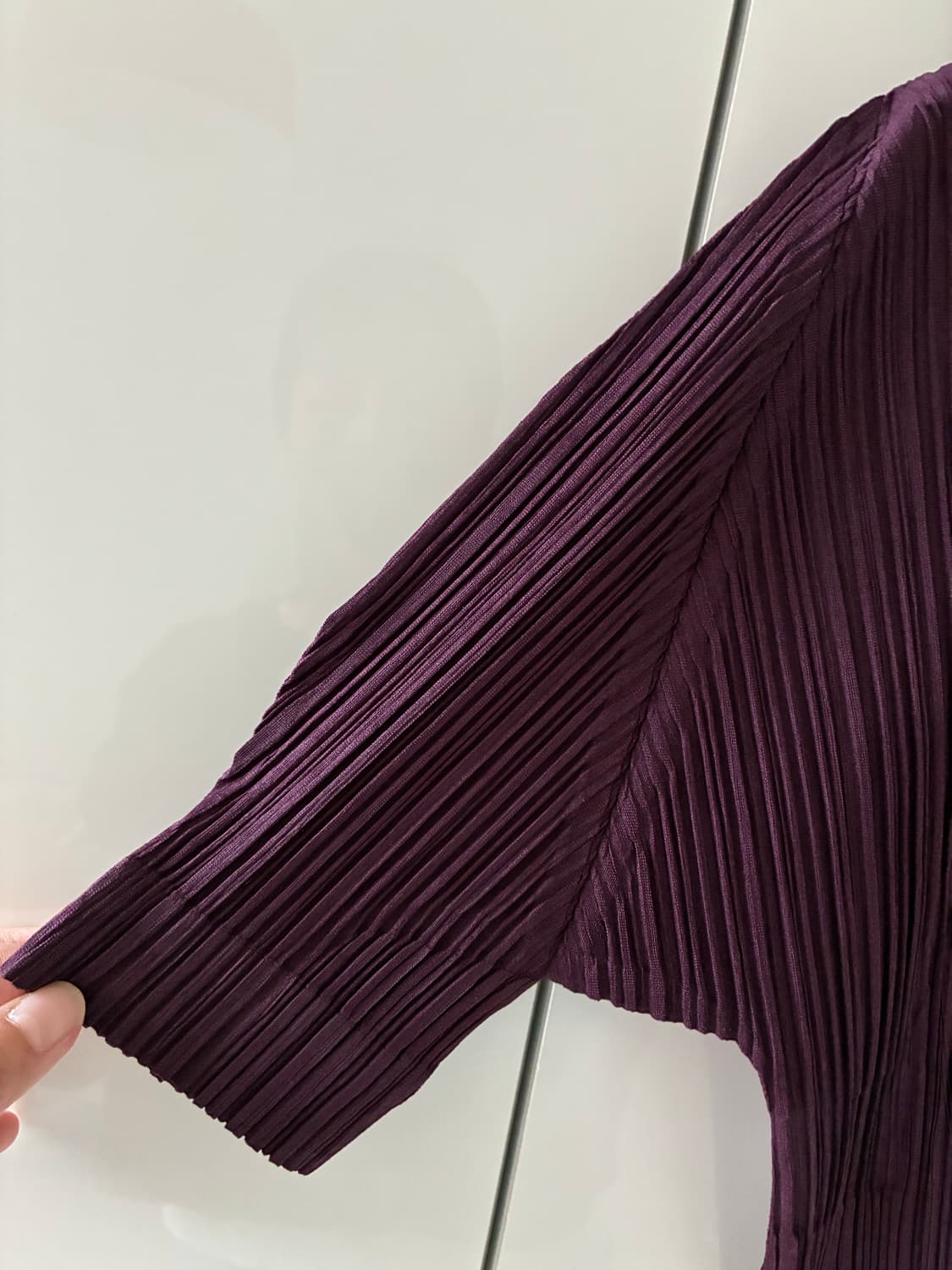 [Pleats Please Issey Miyake] 딥퍼플 터틀넥 반팔  상품이미지4