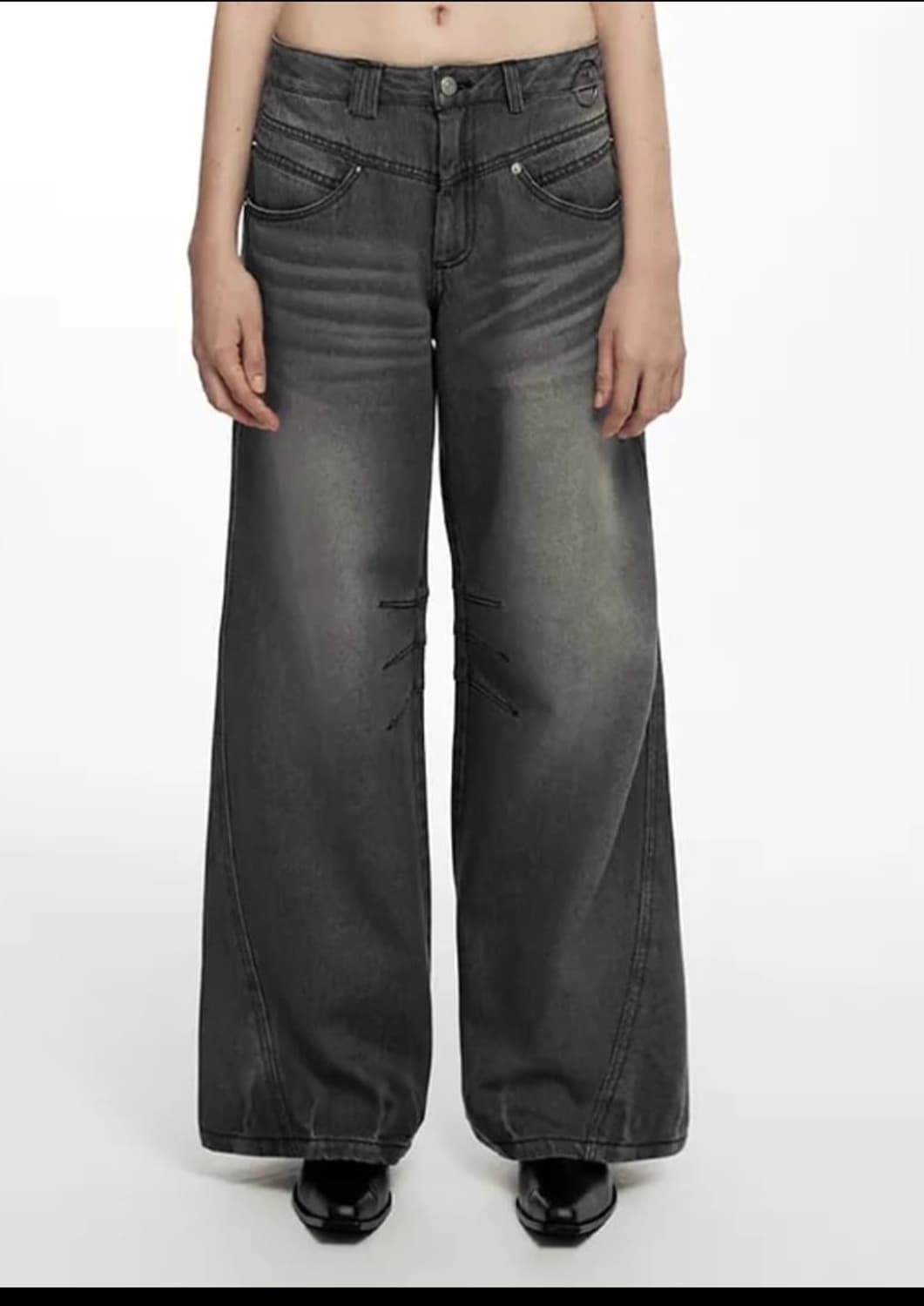 Nache grey denim jeans (unisex) 상품이미지1