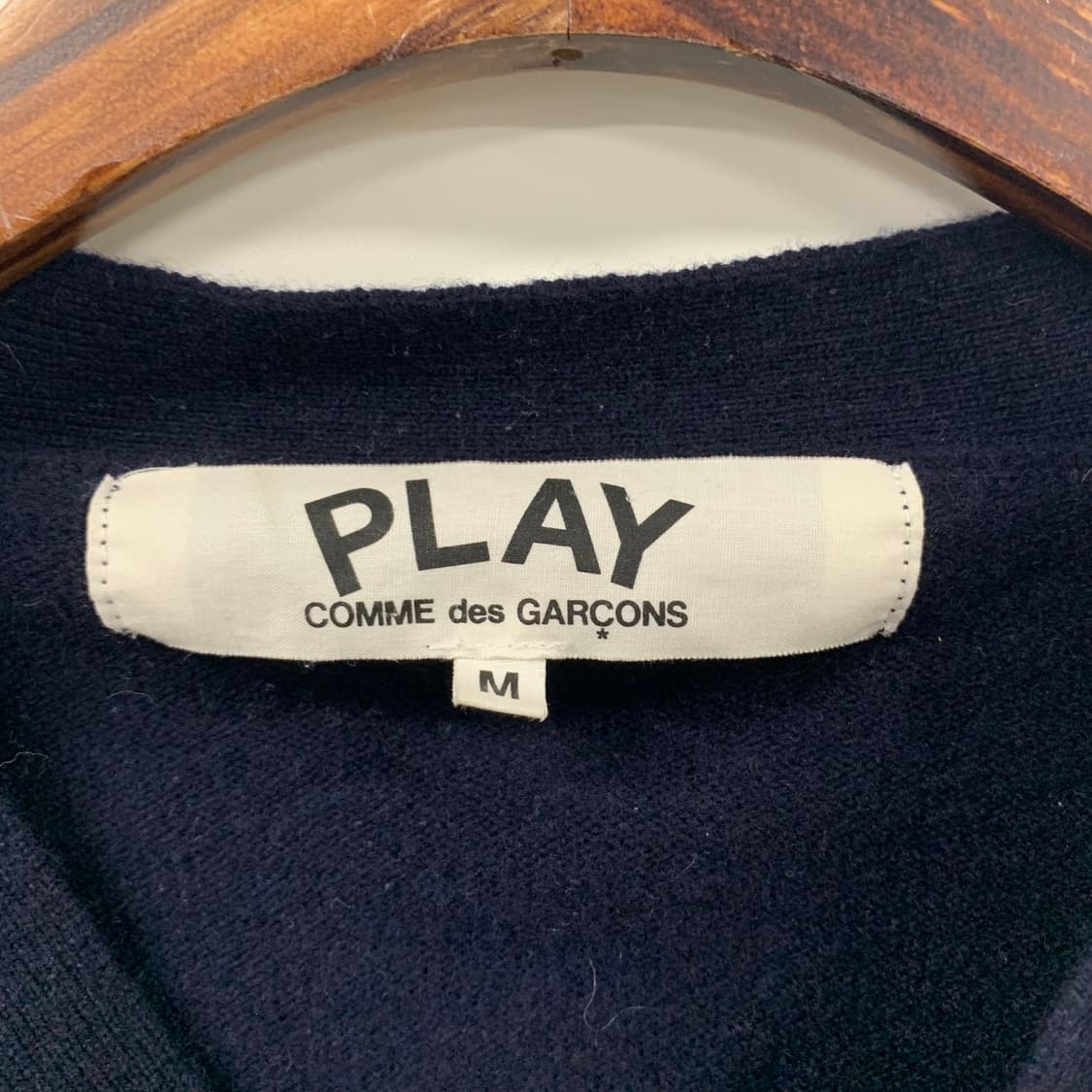 꼼데가르송 플레이 네이비 니트 가디건 상품이미지6