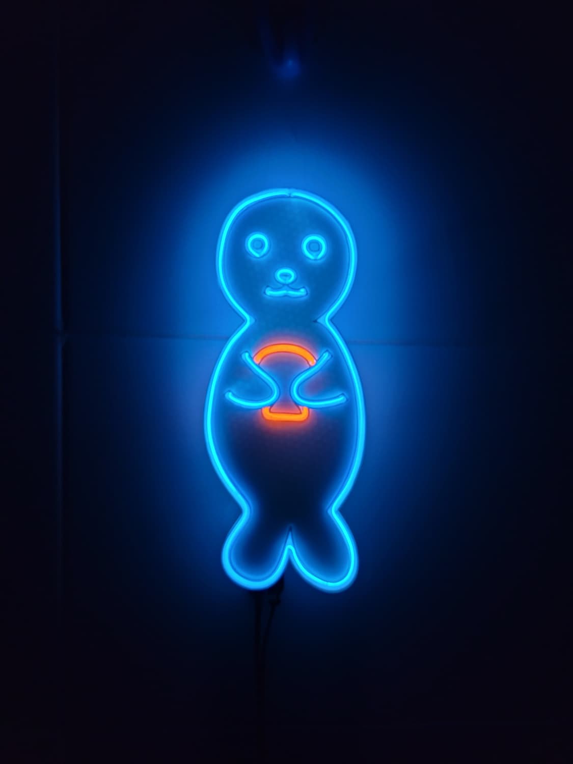 네온사인 해달 물개 물범 led 램프 무드등 조명 y2k 상품이미지2