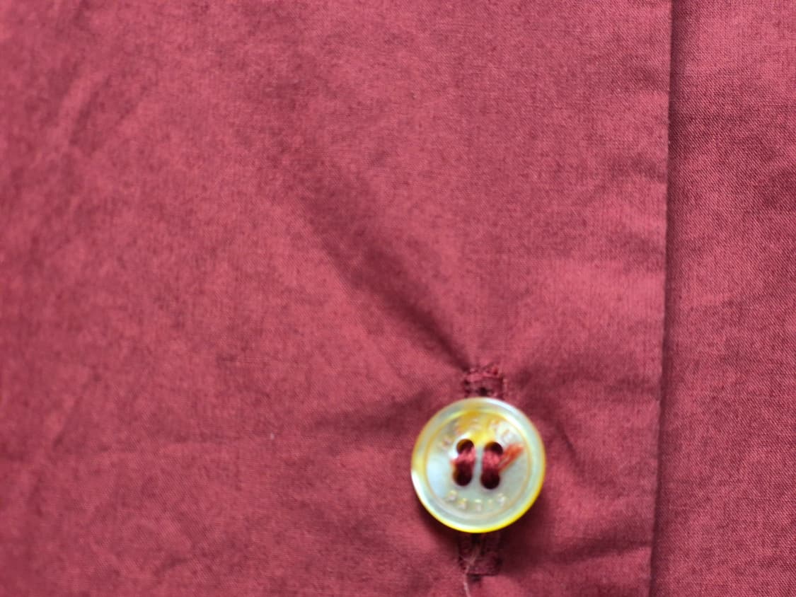 Hermes 에르메스 버건디 컬러 헬리넥 셔츠(38) 상품이미지5