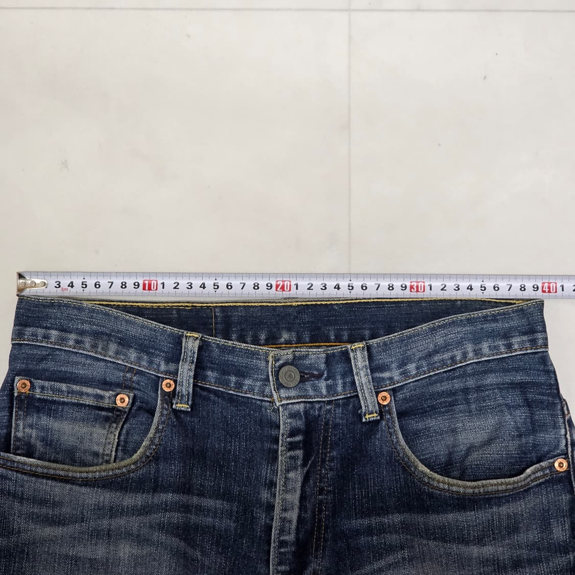 32 리바이스 551 워싱 스판 데님팬츠 청바지 상품이미지5