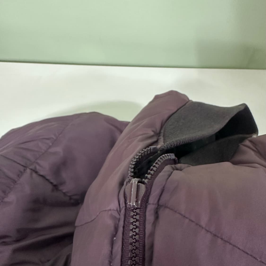 XL 105 YSL 입생로랑 자주 덕다운 패딩점퍼 상품이미지5