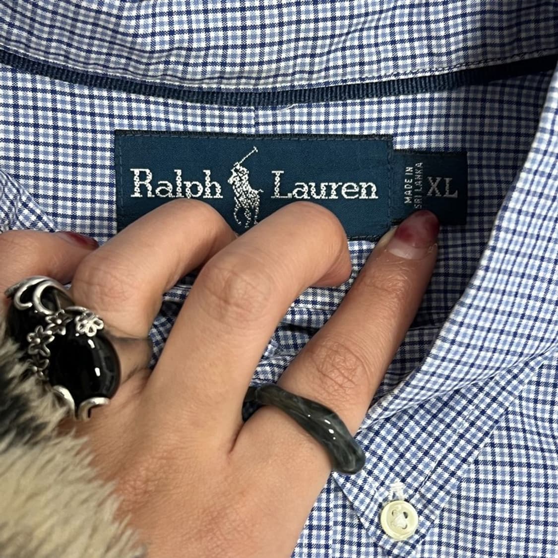 폴로 랄프로렌 원포켓 체크 셔츠 v0776 상품이미지6