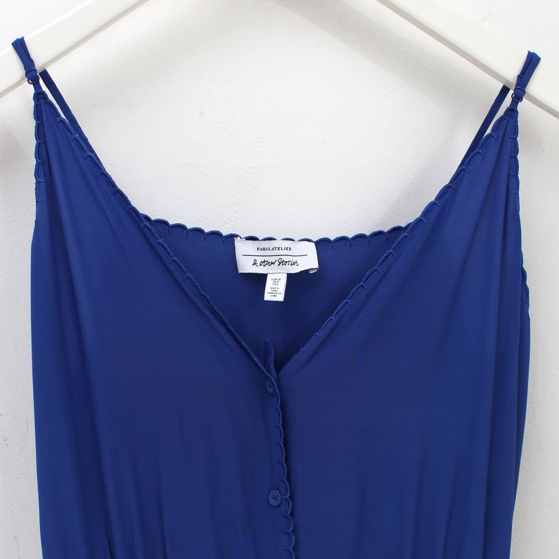 & Other Stories 앤아더스토리즈 블루 나시 롱 원피스 상품이미지4