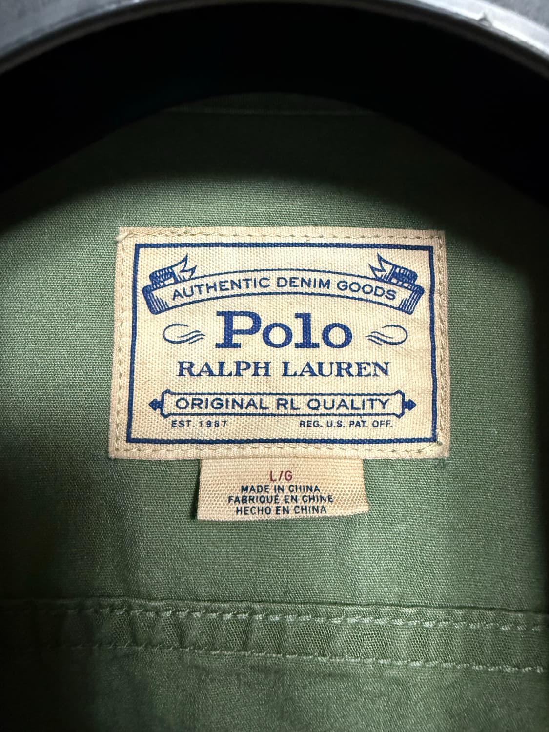 [L] 폴로 정글 워시드 퍼티그 자켓 상품이미지3