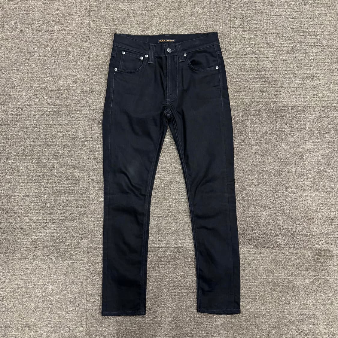 누디진 Lean Dean 슬림 블랙진 (28)   상품이미지1