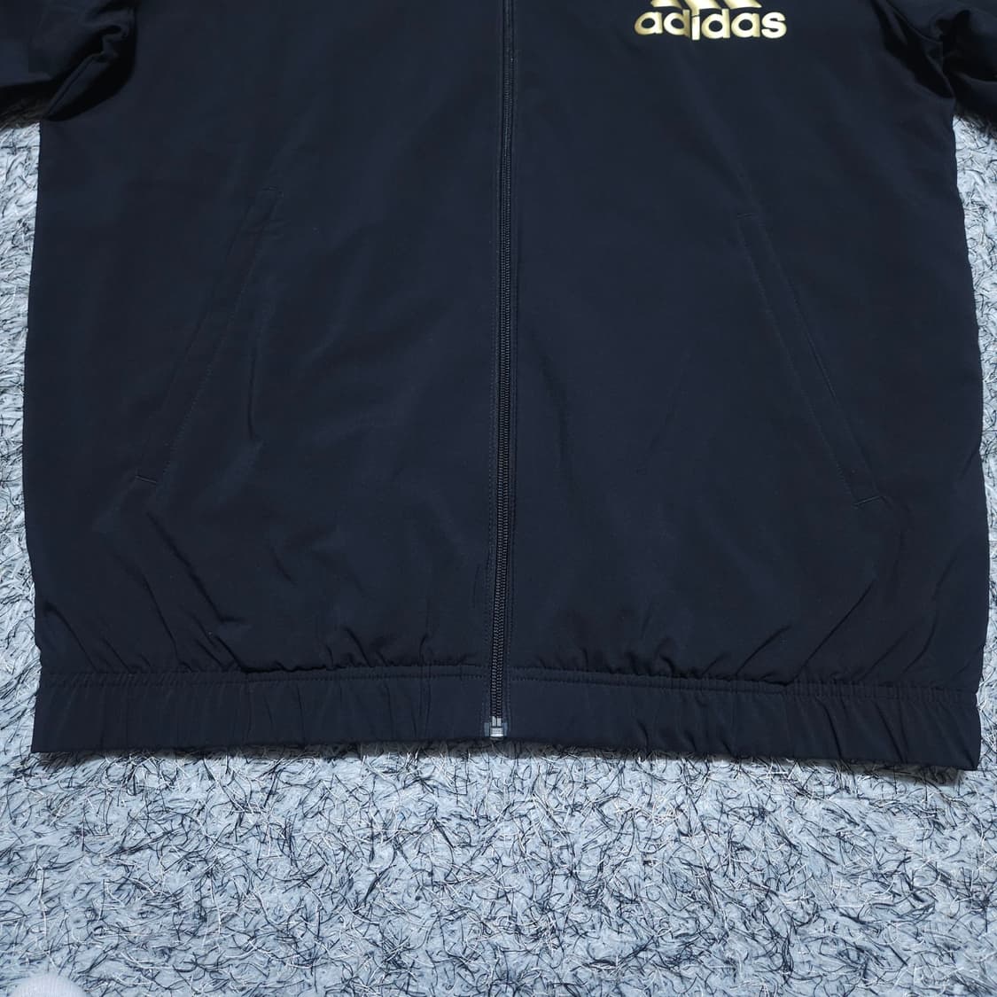 아디다스) XL 남자 블랙골드 ID 트랙탑 / 왕눈이샵 상품이미지5