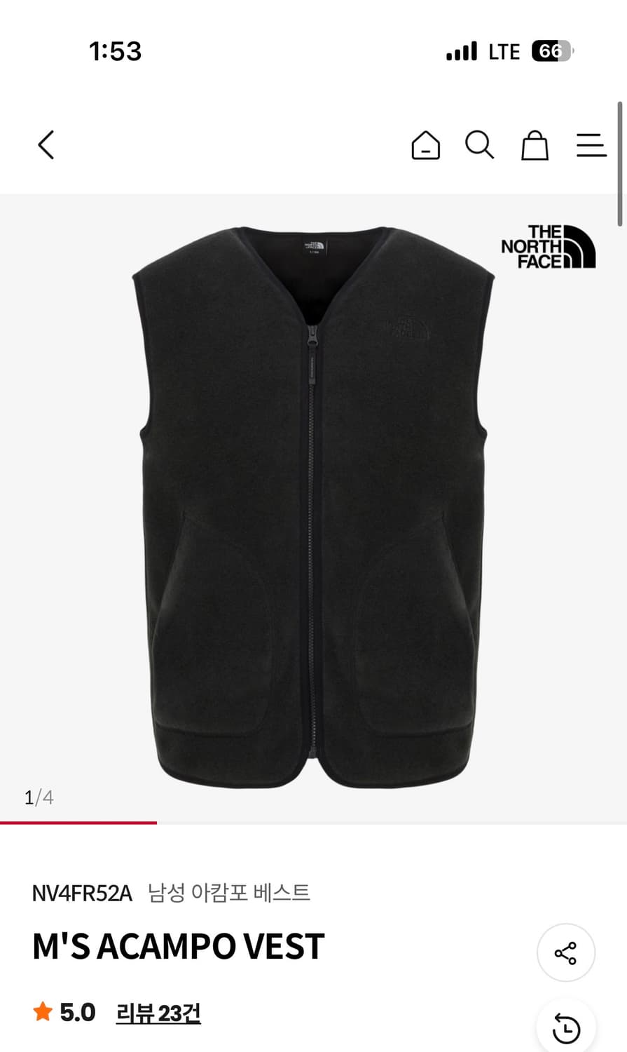 노스페이스 조끼 상품이미지1