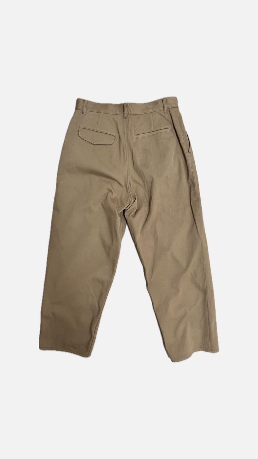 Graphpaper HARD TWILL TWO TUCK PANTS 1 상품이미지2