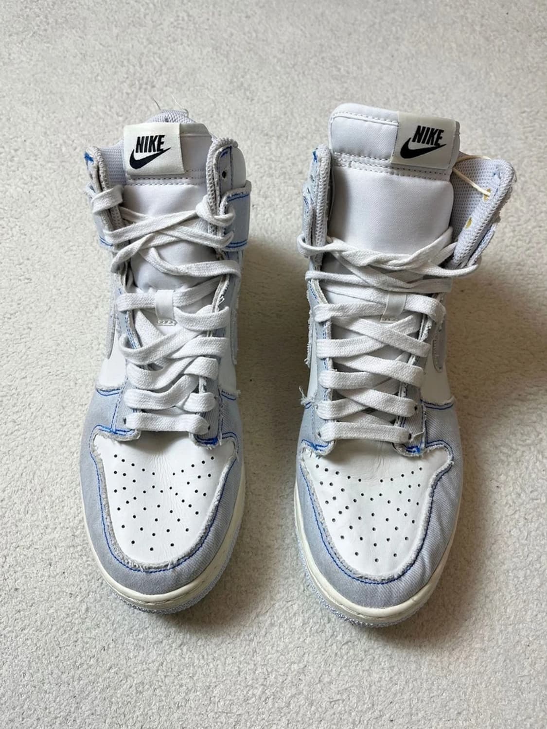 나이키 덩크 하이 1985 블루 데님 스니커즈 A1875 상품이미지4