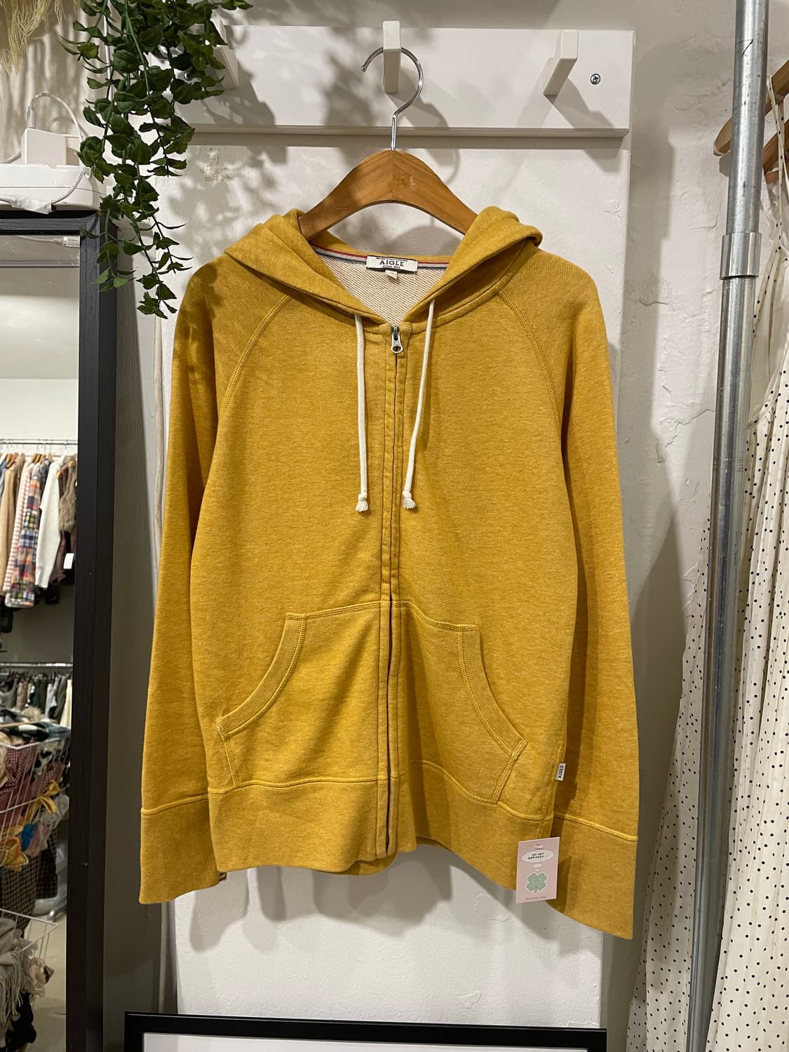 aigle yellow hoodie 상품이미지7