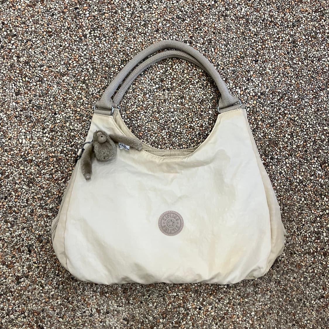 276 키플링 숄더백 토트백 핸드백 아이보리 상품이미지1