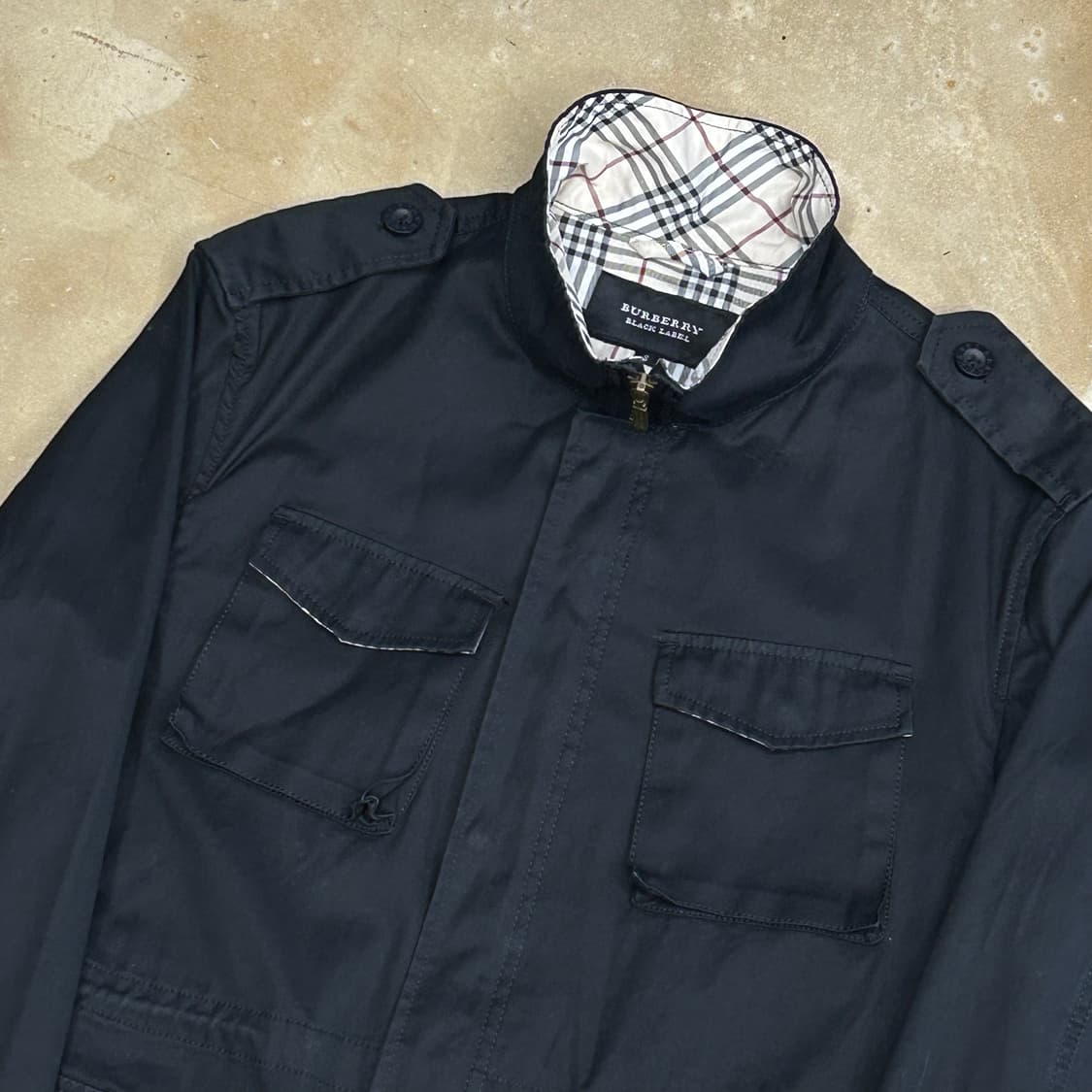 S 버버리 블랙 멀티포켓 자켓 상품이미지1