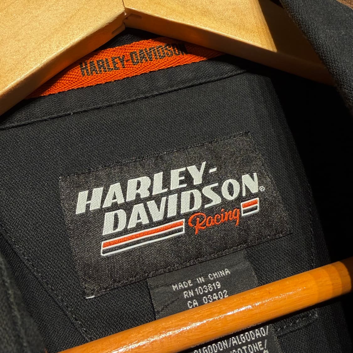 할리데이비슨 스트리밍이글 민소매 셔츠 L 블랙 상품이미지4