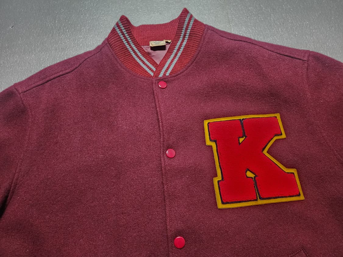 빈티지 80's 톰슨가젤 레터맨 울 바시티 자켓 상품이미지4