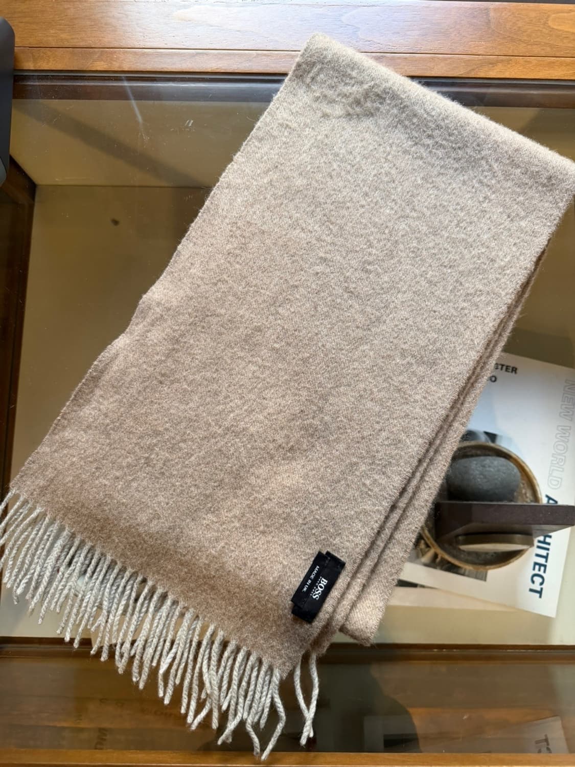 휴고보스 캐시미어 머플러 상품이미지8