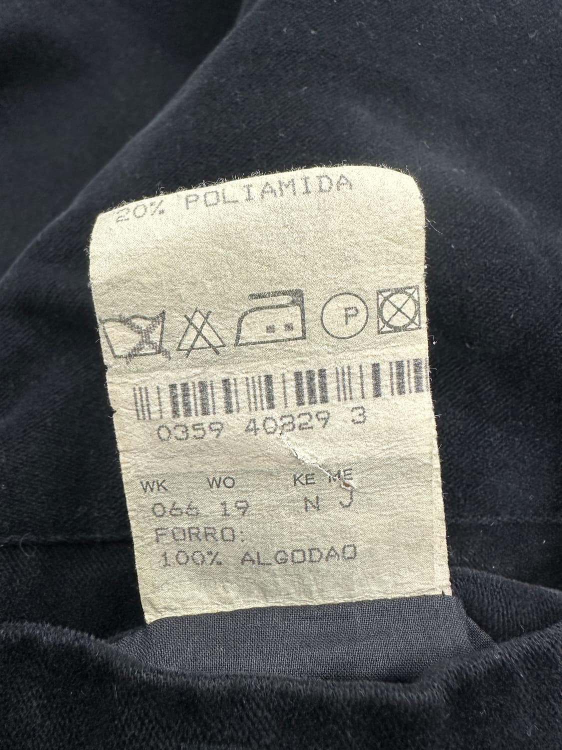 00s HUGO BOSS 네이비 울 자켓 54 상품이미지8