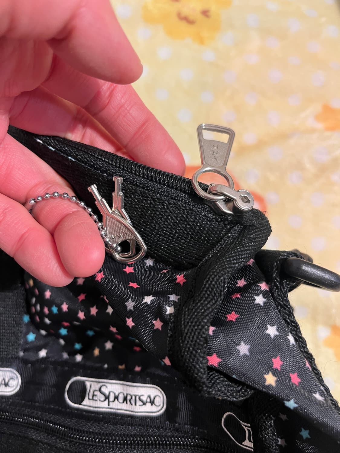 알rock 달rock 별무늬 핸드백 ⭐️ 상품이미지2