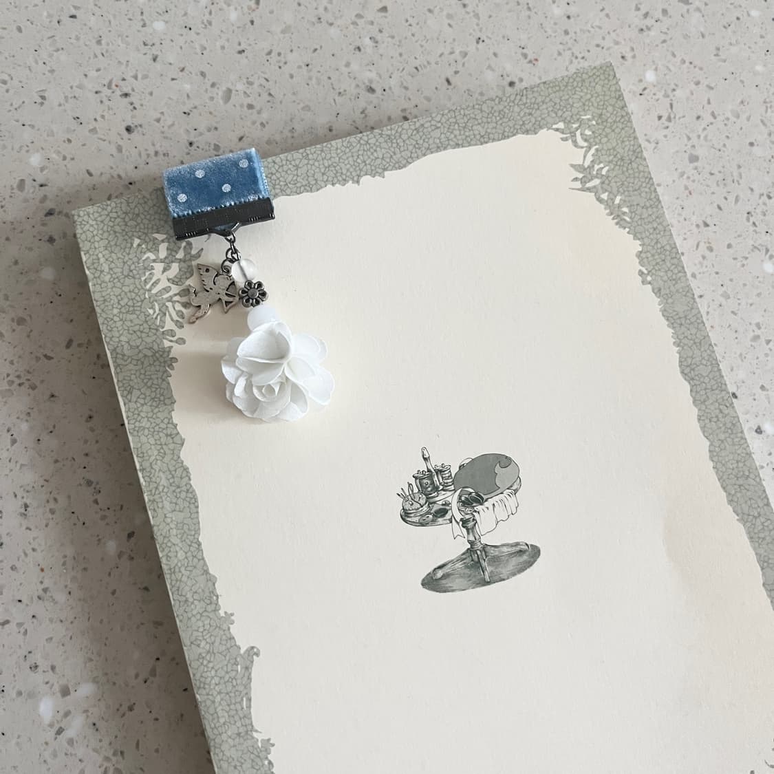 리본 펜던트 책갈피 ⊰angel&flower⊱ bookmark 상품이미지4