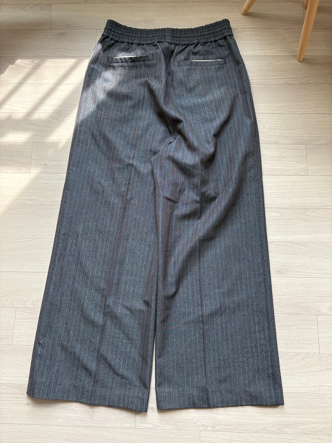 MASU 스트라이프 울 트라우저 48 상품이미지2