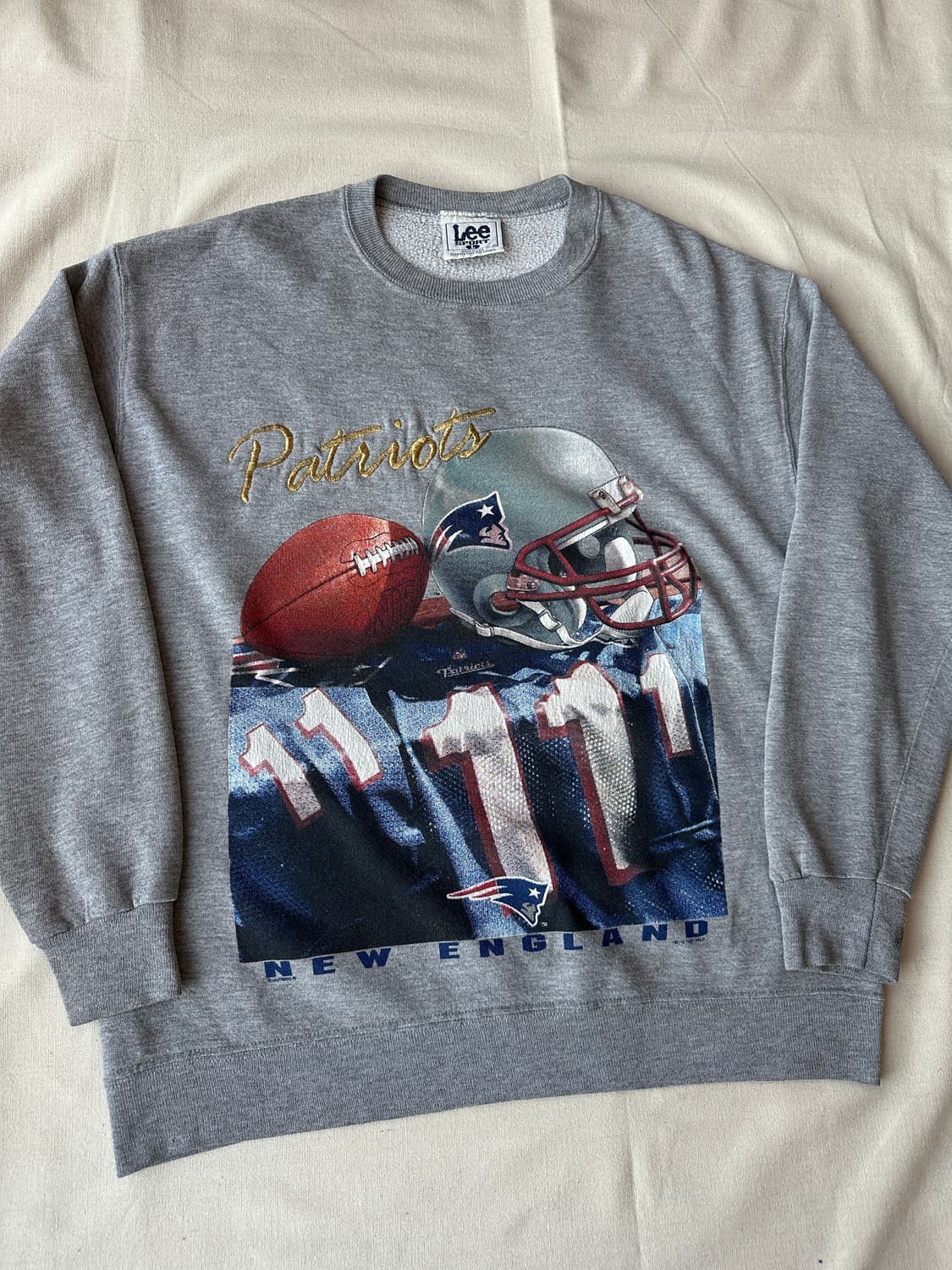 Lee 90s USA 뉴잉글랜드 패트리어츠 스웻셔츠 맨투맨 L 상품이미지1