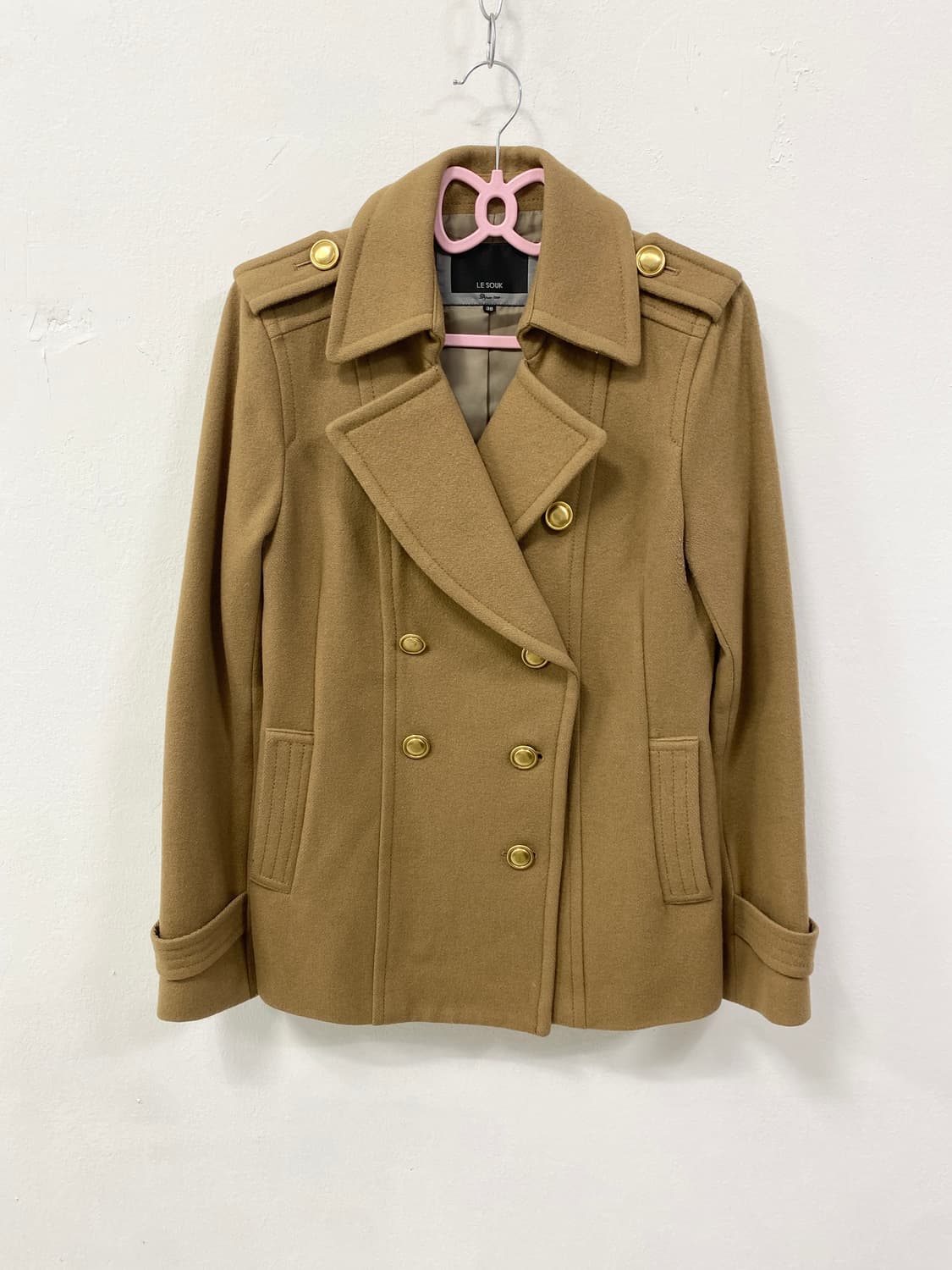 [LE SOUK] 라떼갸루 리락쿠마 숏 코트 상품이미지5